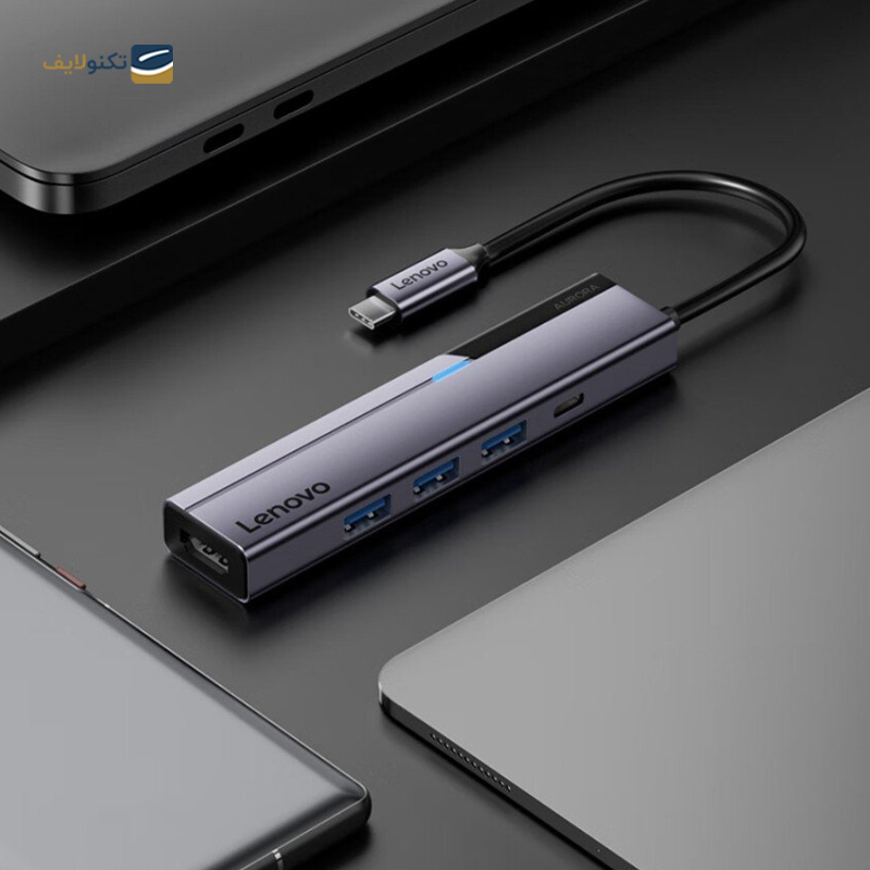 gallery-هاب USB-C لنوو 5 پورت مدل Aurora-gallery-3-TLP-38975_72e01426-375e-48a1-85aa-bbd8cc622714.png