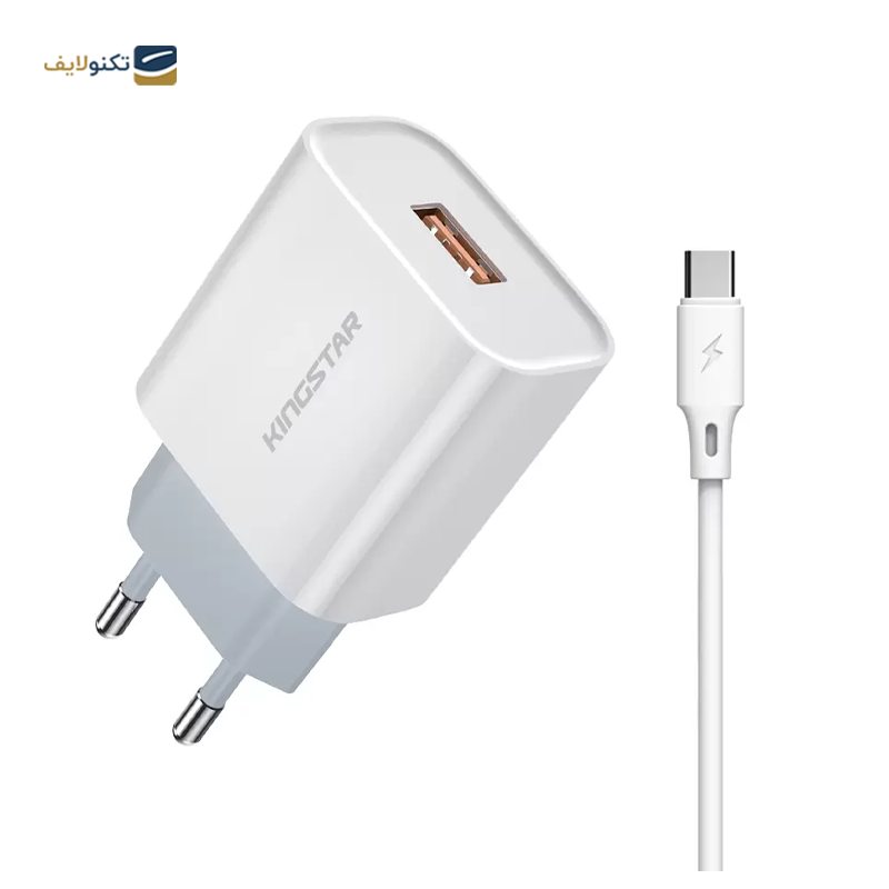 gallery-شارژر دیواری کینگ استار مدل KW141i توان 18 وات به همراه کابل Lightning copy.png