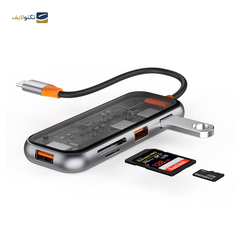 gallery-هاب USB-C ویوو 5 پورت مدل Alpha 532ST copy.png