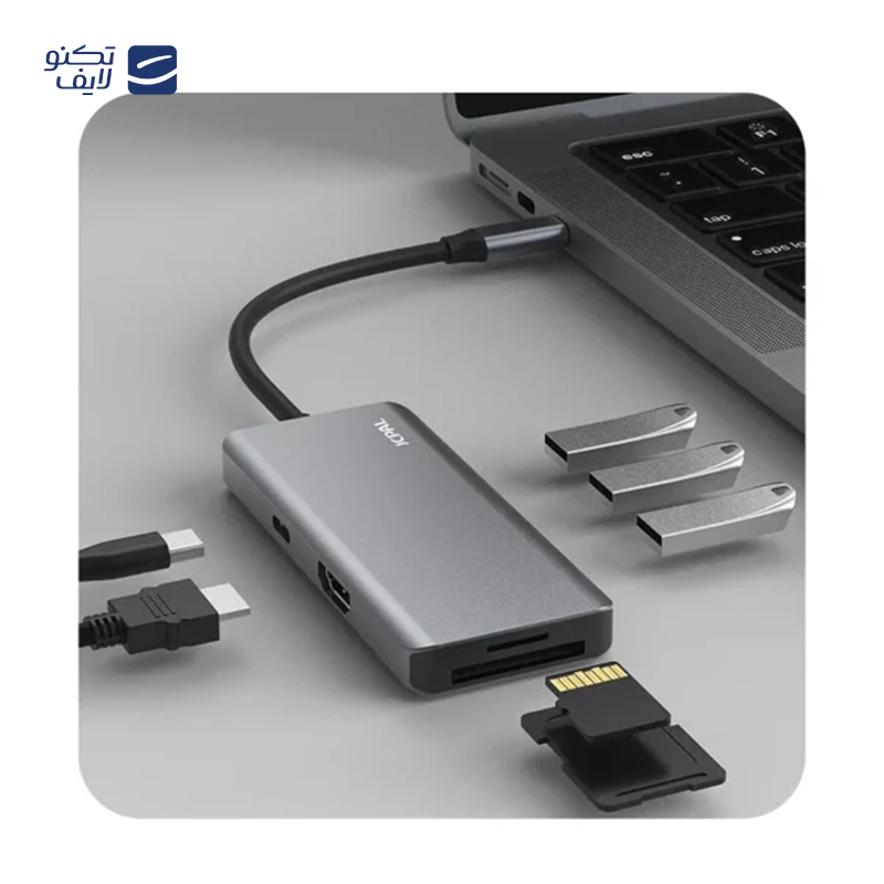 gallery-هاب USB-C جی سی پال 10 پورت مدل JCP6204 copy.png