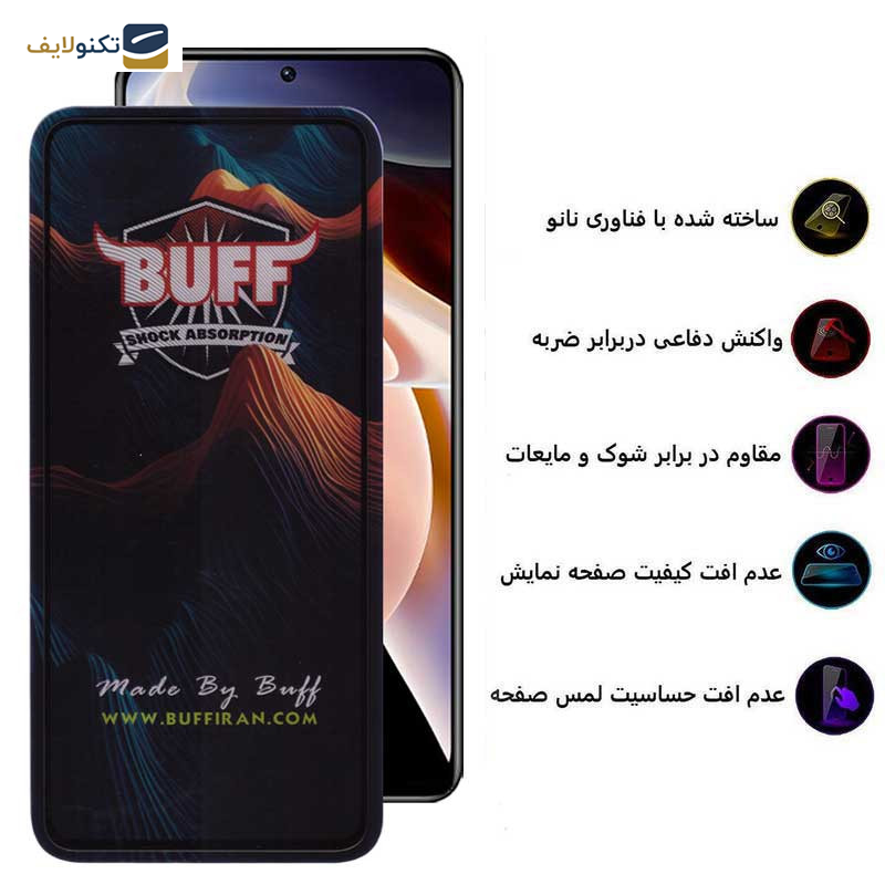 محافظ صفحه نمایش بوف مدل Mountain-G مناسب برای گوشی موبایل شیائومی Redmi Note 11 Pro Plus 5G(China/India)/Note 11 Pro 5G(China/5G/4G)/Note 11E Pro