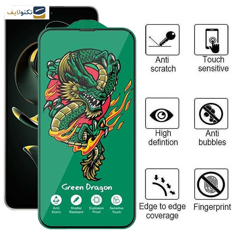 محافظ صفحه نمایش اپیکوی مدل Green Dragon ExplosionProof مناسب برای گوشی موبایل شیائومی Redmi K60 Ultra/ K60 Pro/ K60/ K60E