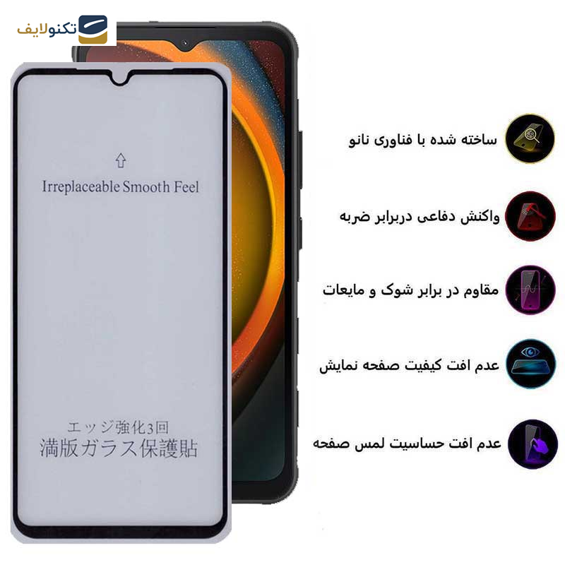 محافظ صفحه نمایش مات بوف مدل 5D-Matte مناسب برای گوشی موبایل سامسونگ Galaxy Xcover7 / A14 4G/5G