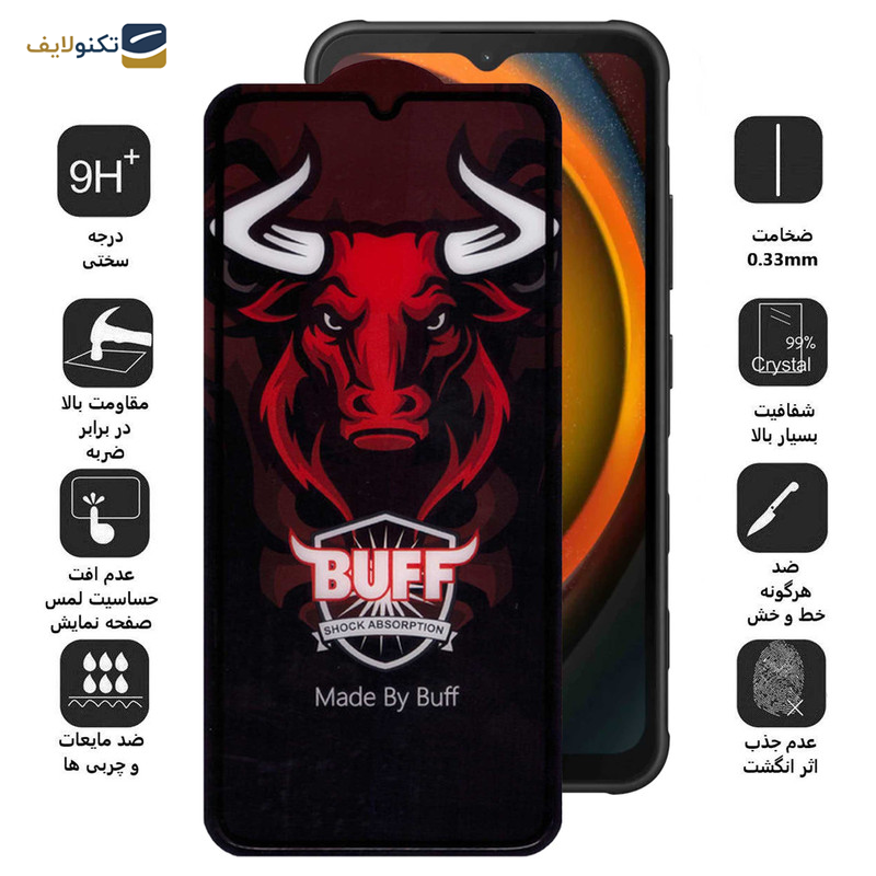 محافظ صفحه نمایش سرامیکی بوف مدل Ceramic Pro مناسب برای گوشی موبایل سامسونگ Galaxy Xcover7/ A14 4G/5G 