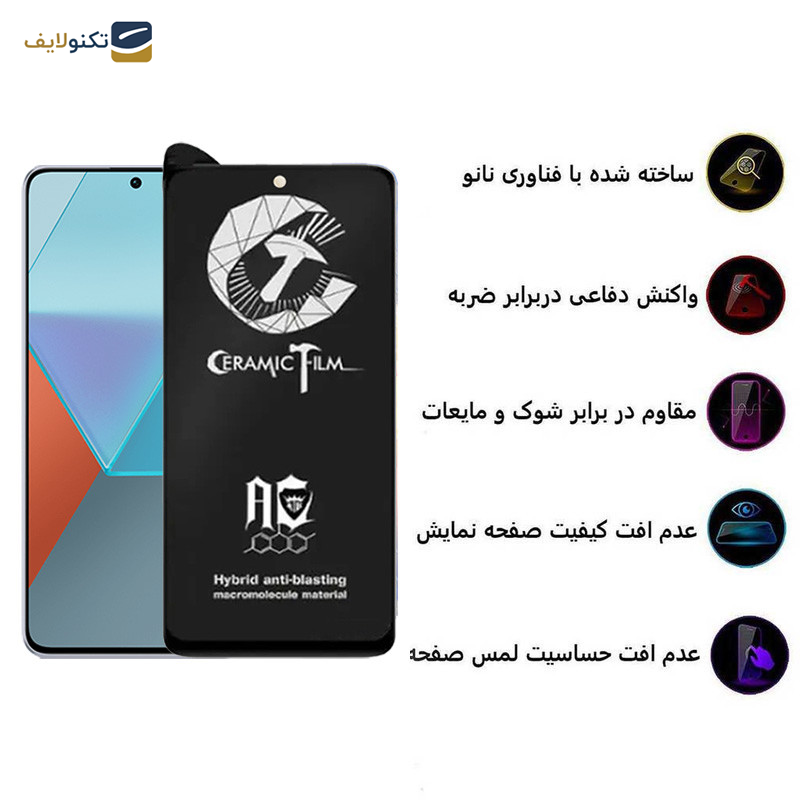 محافظ صفحه نمایش سرامیکی مات اپیکوی مدل CR7-M مناسب برای گوشی موبایل شیائومی Redmi Note 13 Pro 4G/5G /Note 13 4G/5G /Note 13R Pro