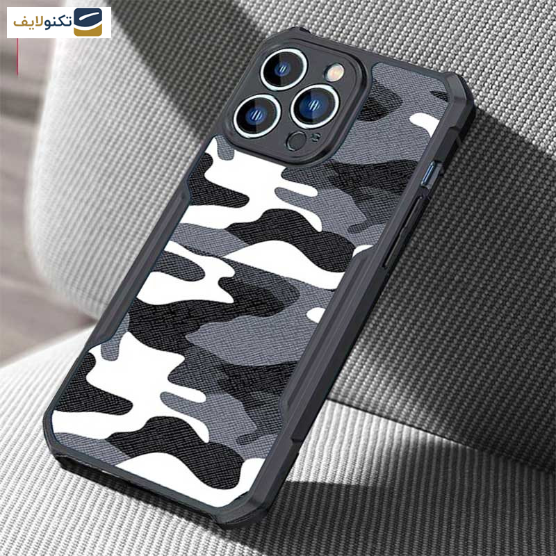 کاور اپیکوی مدل Xundd Camouflage مناسب برای گوشی موبایل اپل iPhone 13 Pro