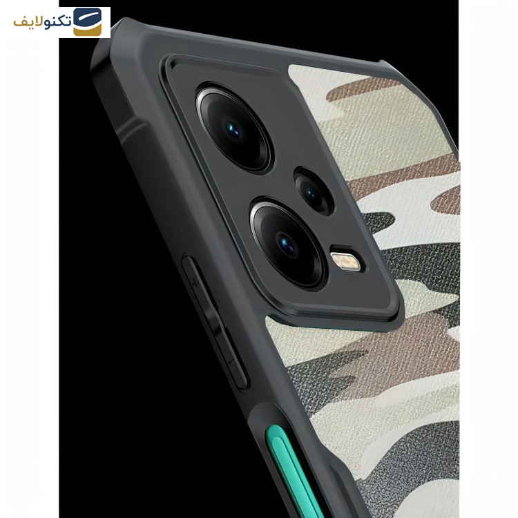 کاور ژاند مدل Xundd Camouflage مناسب برای گوشی موبایل شیائومی Poco X5 / Redmi Note 12 5G