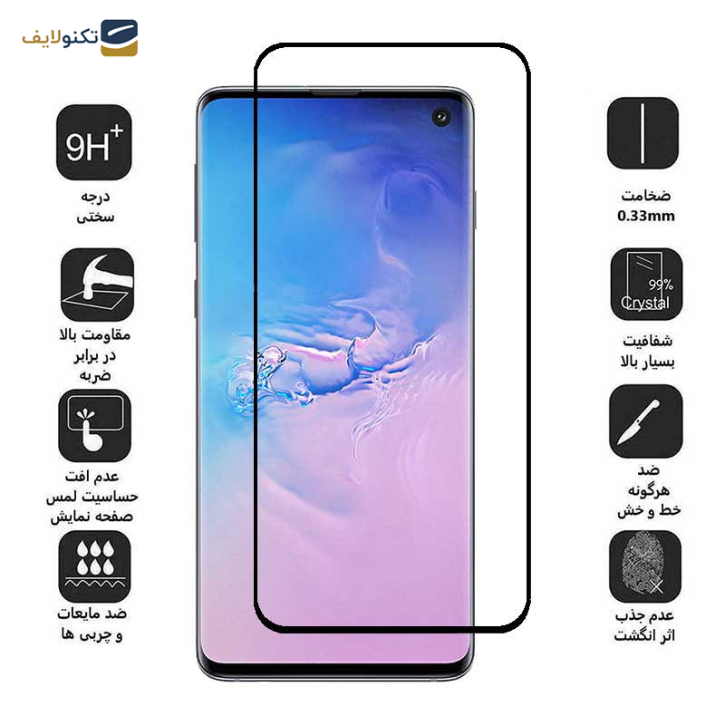 حافظ صفحه نمایش اپیکوی مدل Anti-Static مناسب برای گوشی موبایل سامسونگ Galaxy S10