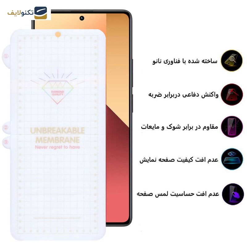 محافظ صفحه نمایش بوف مدل Hydrogel-G مناسب برای گوشی موبایل شیائومی Redmi Note 13 Pro 4G/5G / Note 13 4G/5G / Note 13R Pro