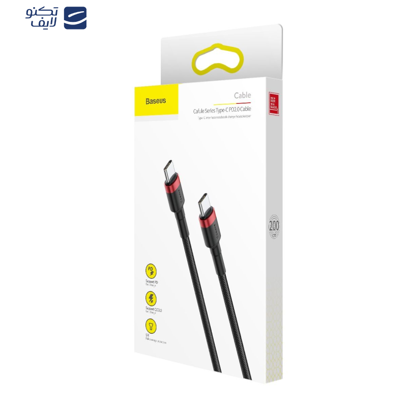 کابل USB-C باسئوس مدل CATKLF-H91 طول 2 متر