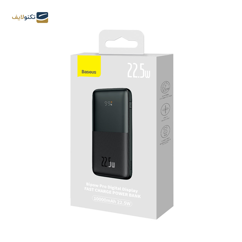 Baseus Adaman2 10000mAh Power Bank with Digital Display - Black  (PPAD040001)