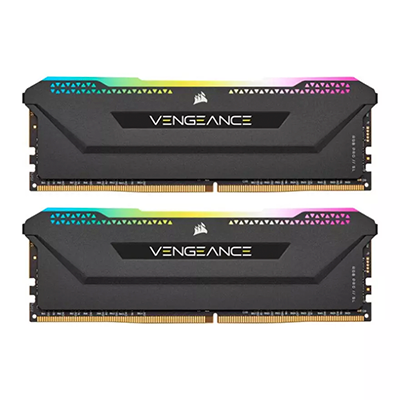 رم کامپیوتر DDR4 دو کاناله 3600 مگاهرتز CL18 کورسیر مدل VENGEANCE RGB PRO SL ظرفیت 16 گیگابایت-small-image