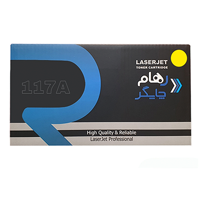 کارتریج رهام چاپگر طرح اچ پی 117A زرد