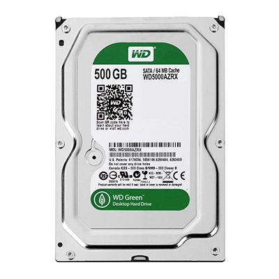 هارد دیسک اینترنال وسترن دیجیتال مدل Green WD5000AZRX ظرفیت 500 گیگابایت-small-image