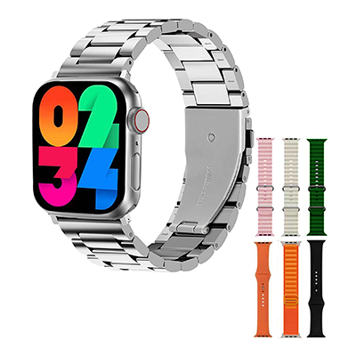 ساعت هوشمند ورنا مدل W45 Max به همراه 7 بند-small-image