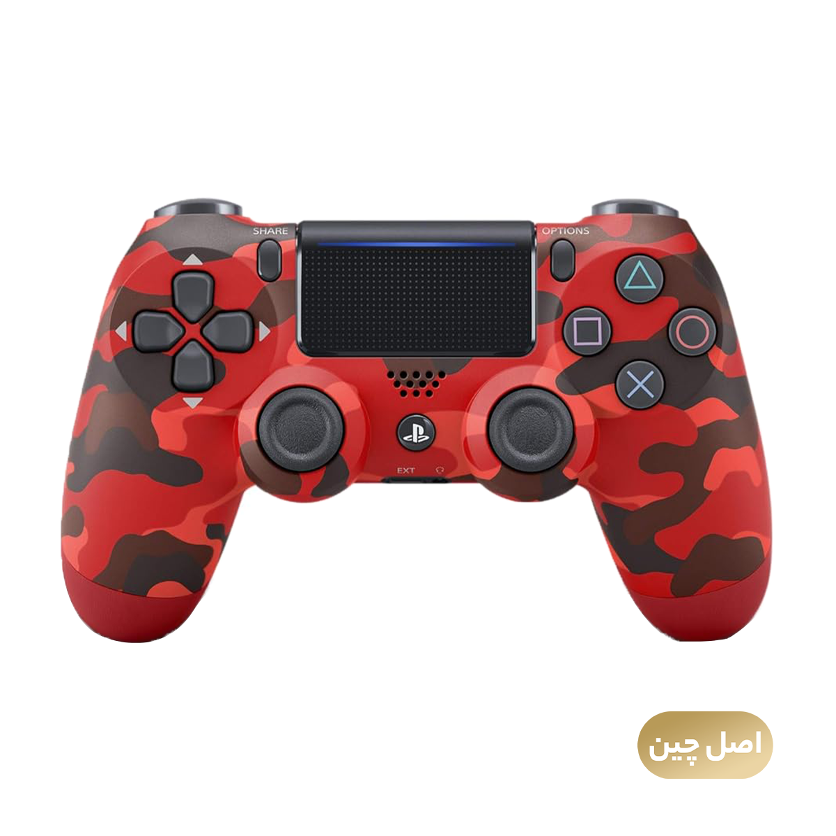 دسته PS4 قرمز چریکی مدل DUALSHOCK - های کپی