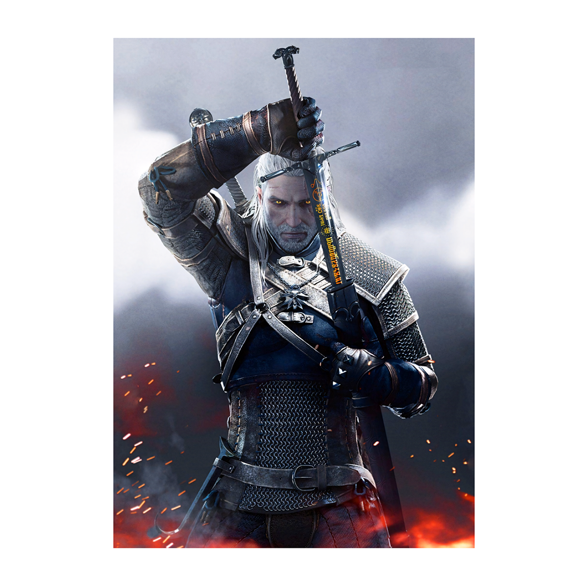 متال پوستر گیمینگ ویچر Witcher کد Witcher-N205-small-image