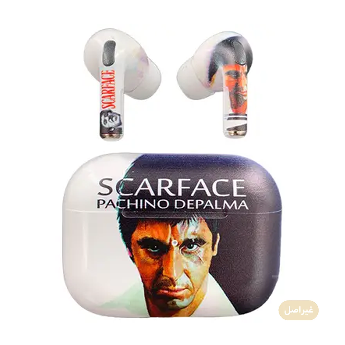 هندزفری بلوتوثی مدل (AirPod Pro 2 Art Series (Scarface - طرح اپل-small-image