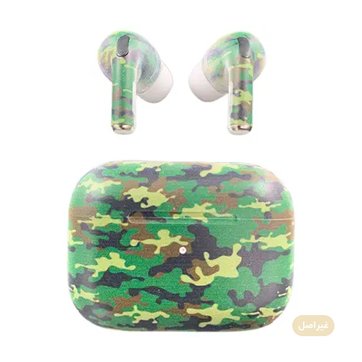 هندزفری بلوتوثی مدل (AirPod Pro 2 Art Series (Brown Camouflage - طرح اپل-small-image