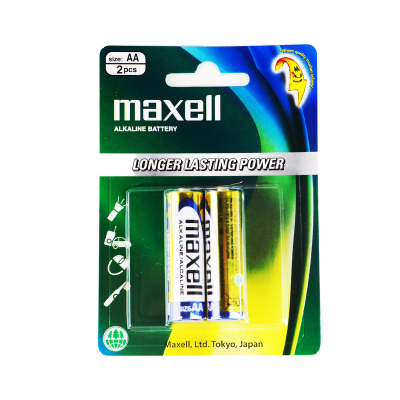 باتری قلمی مکسل مدل ALKALINE BATTERY بسته دو عددی