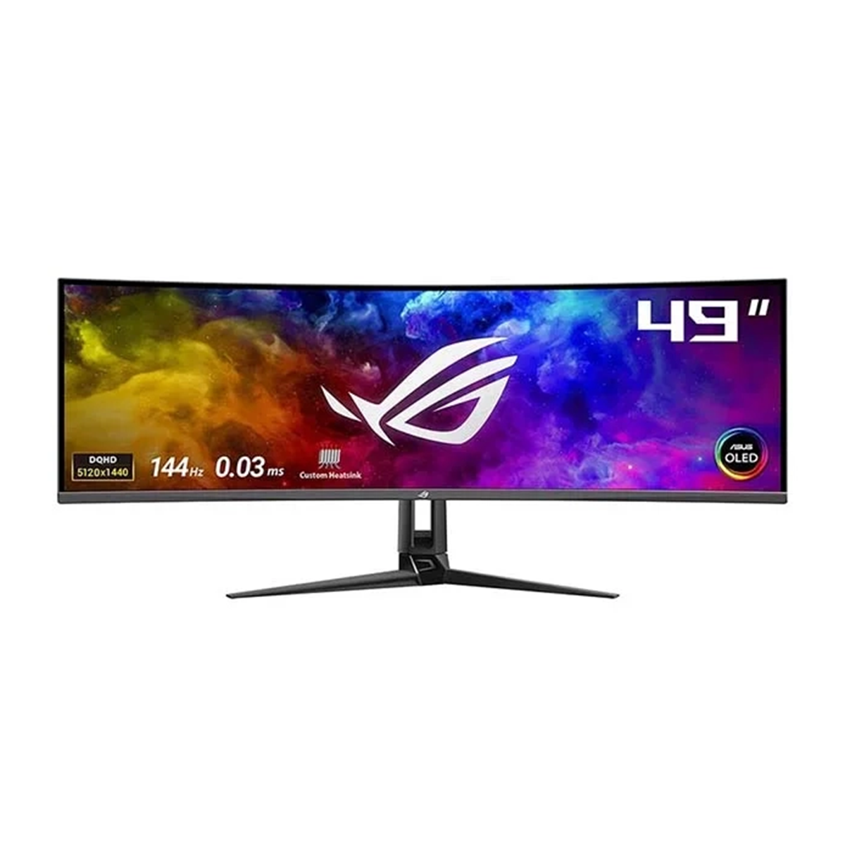 مانیتور گیمینگ ایسوس مدل ROG Swift OLED PG49WCD سایز 49 اینچ