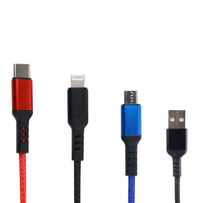 کابل چند سر USB به لایتنینگ-میکرو USB-تایپ سی اووس مدل SY05