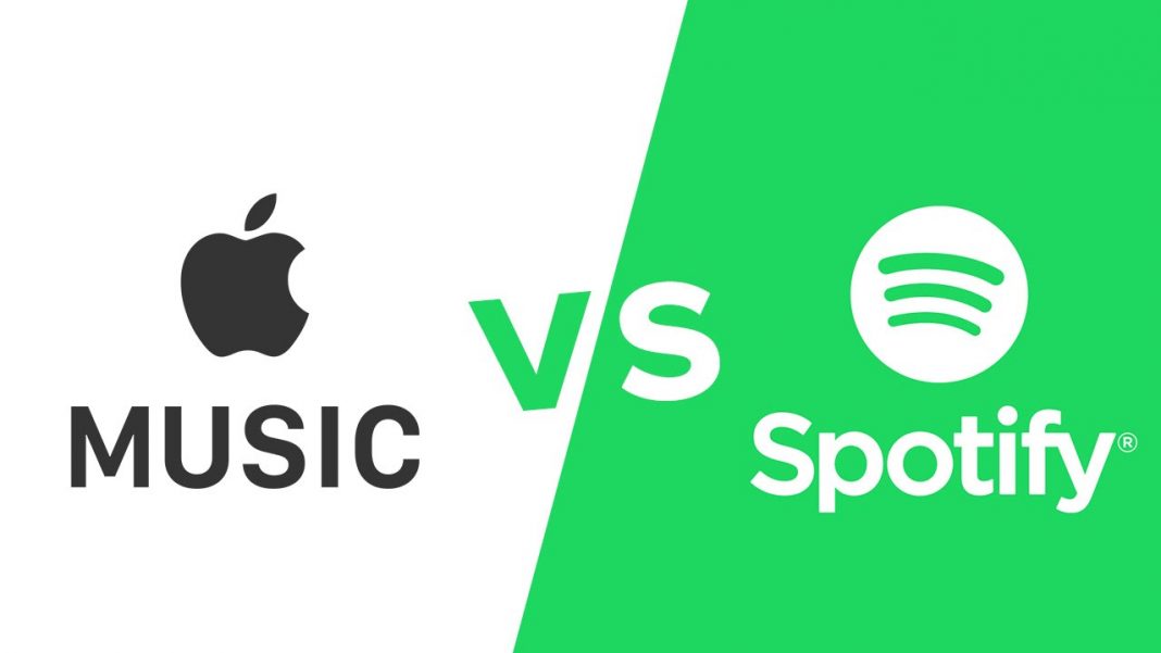 مقایسه جذب کاربر بین دو اپلیکیشن Apple Music و Spotify