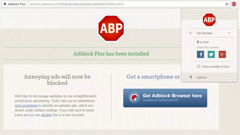 افزونه Adblock Plus ؛ بهترین اکستنشن های گوگل کروم