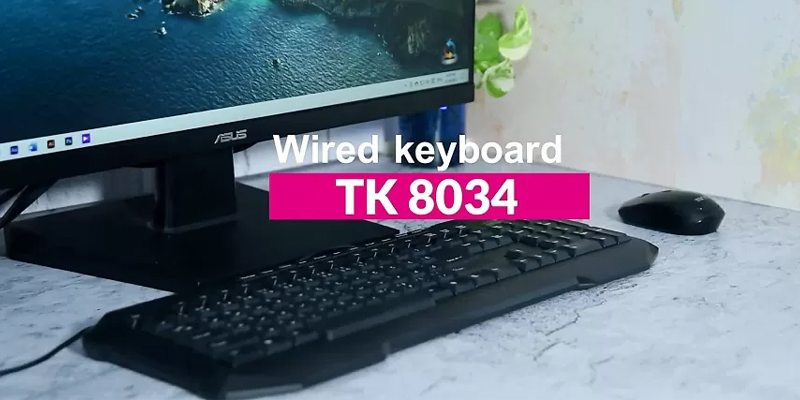 کیبورد با سیم تسکو مدل TK 8034