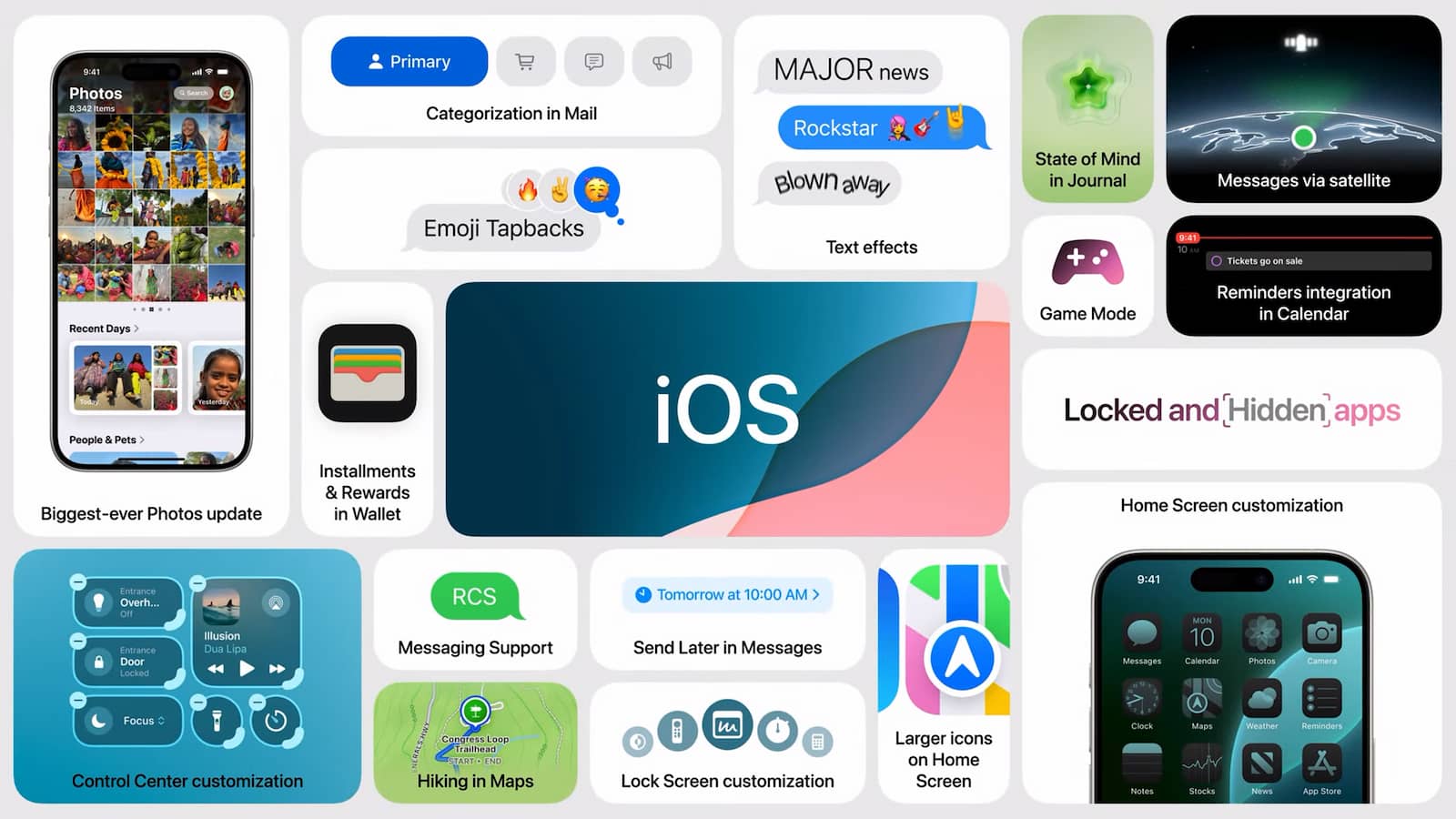 با تغییرات iOS 18 آشنا شوید؛ شخصی سازی به اوج می‌رسد!