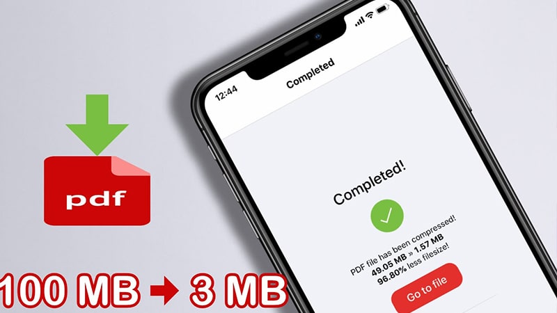 با گوشی موبایل چگونه حجم فايل pdf را كم كنيم