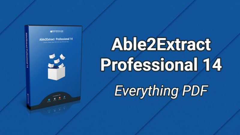 نرم افزار تبدیل پی دی اف به اکسل Able2Extract Professional